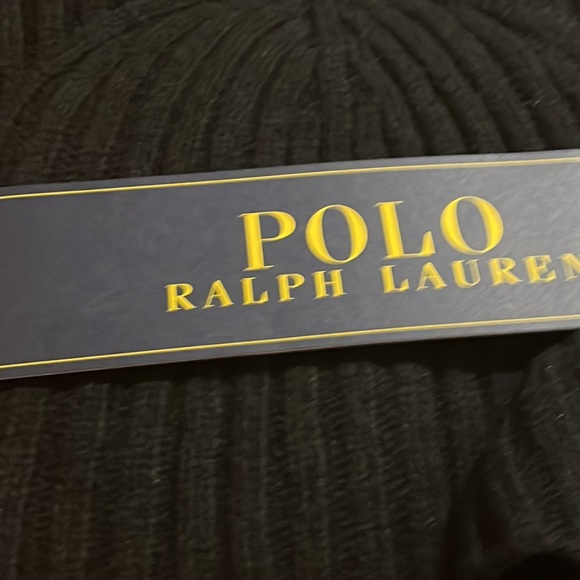 Polo Ralph Lauren Winter Beanie Hat and Scarf set black white Lambswool One Size - Picture 3 of 4